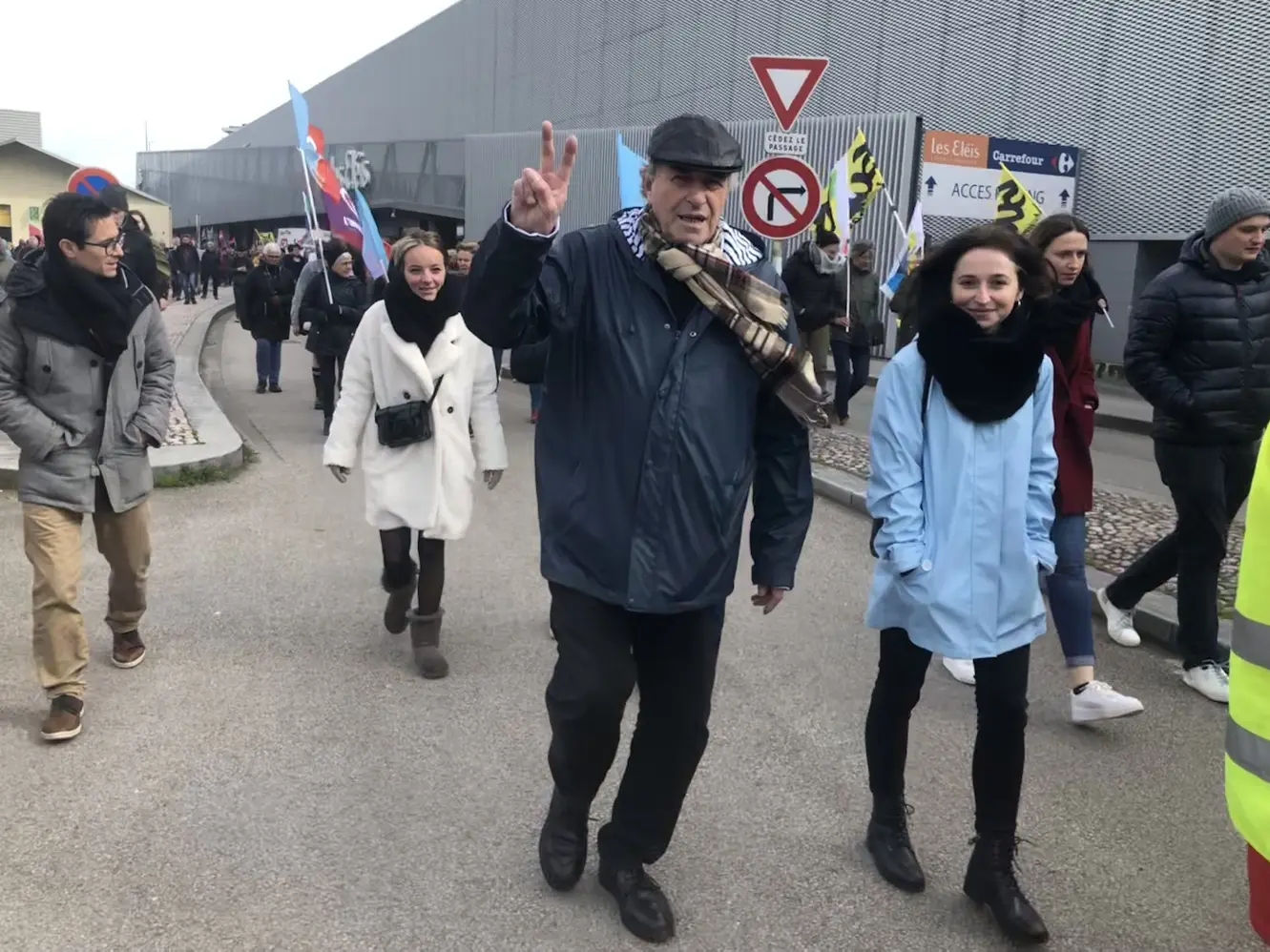 Contre la réforme des retraites à Cherbourg