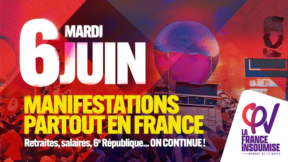 Mardi 6 juin on continue